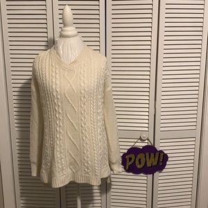 Cream Knitted Sweater